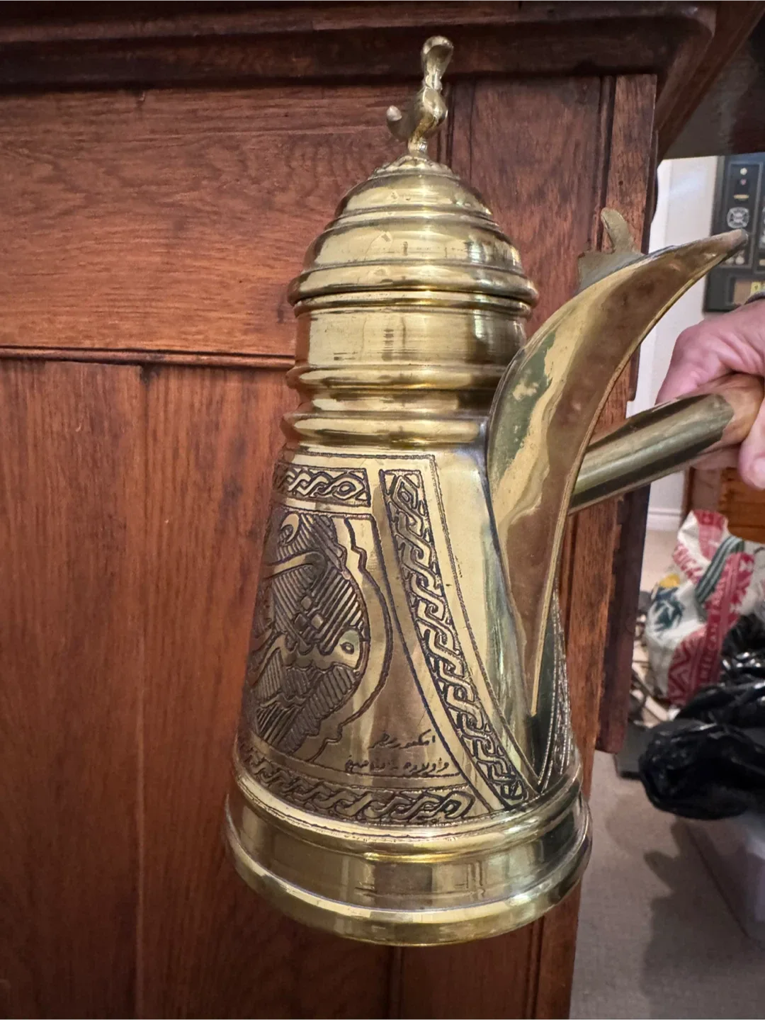 Iskandar Matar & Sons Nazareth Brass Tea Set image indicator(5)