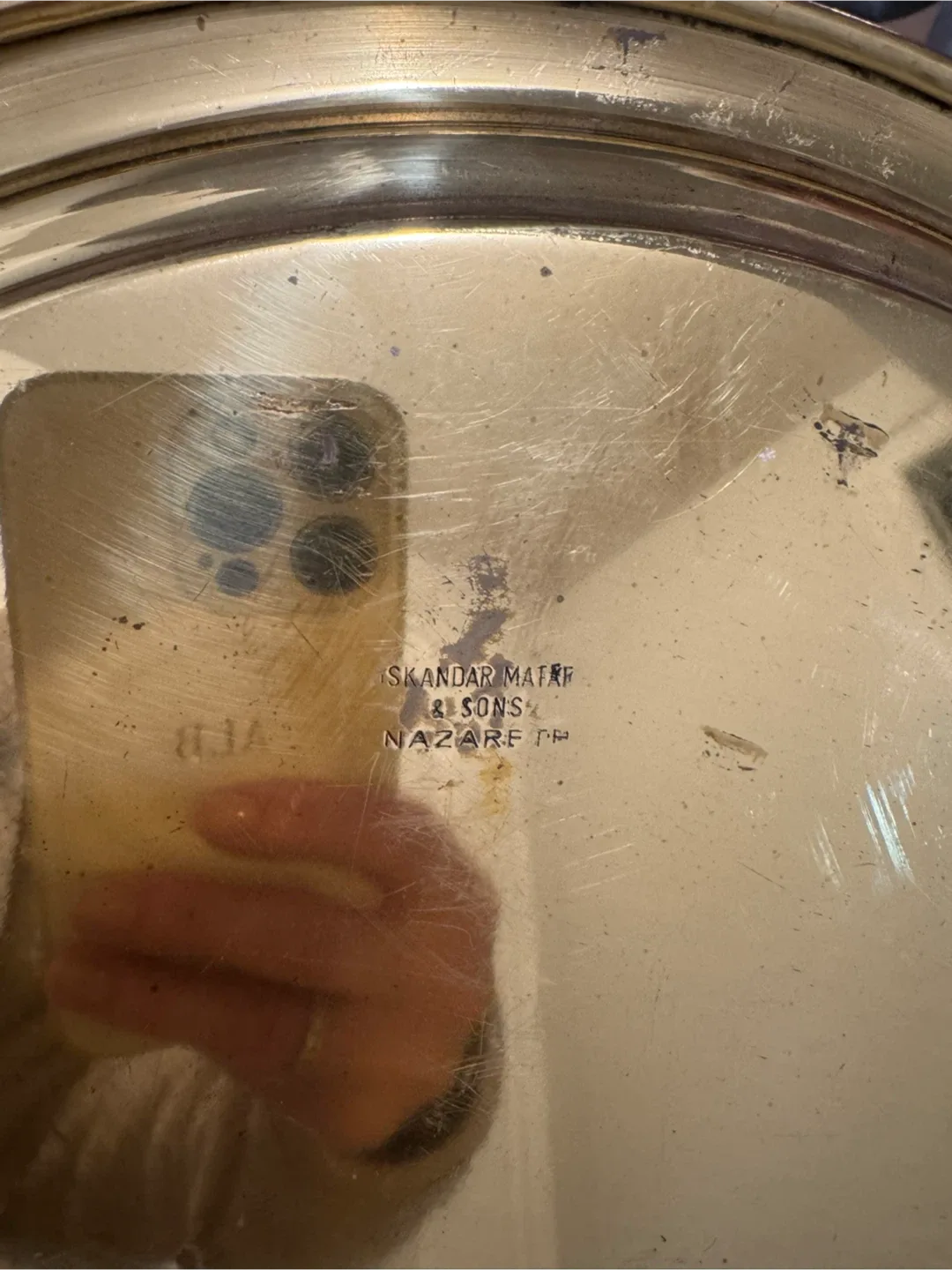 Iskandar Matar & Sons Nazareth Brass Tea Set image indicator(10)