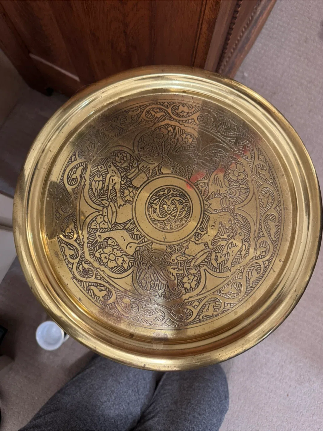 Iskandar Matar & Sons Nazareth Brass Tea Set image indicator(8)