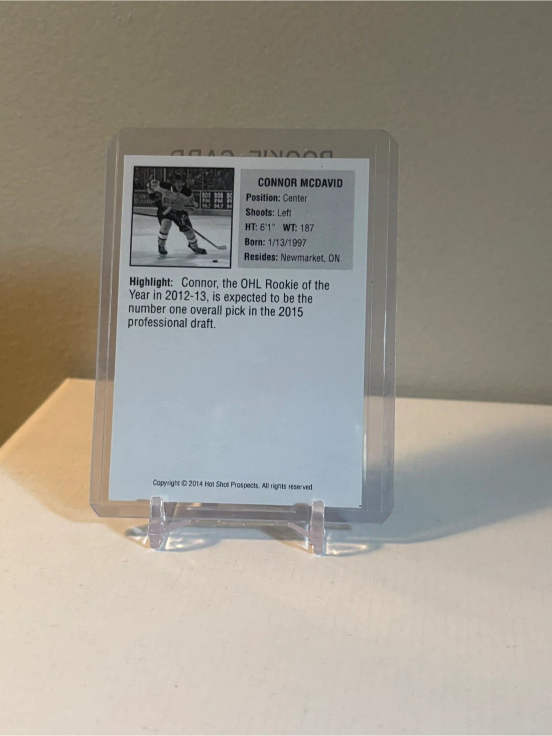 Connor McDavid Rookie Card - photo 2