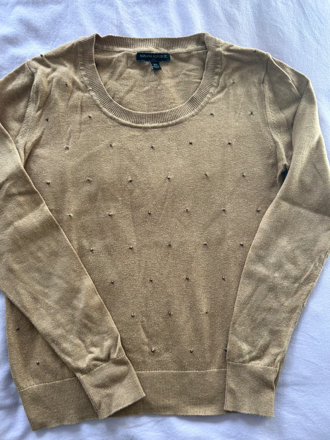 Banana Republic XS Gold Sweater