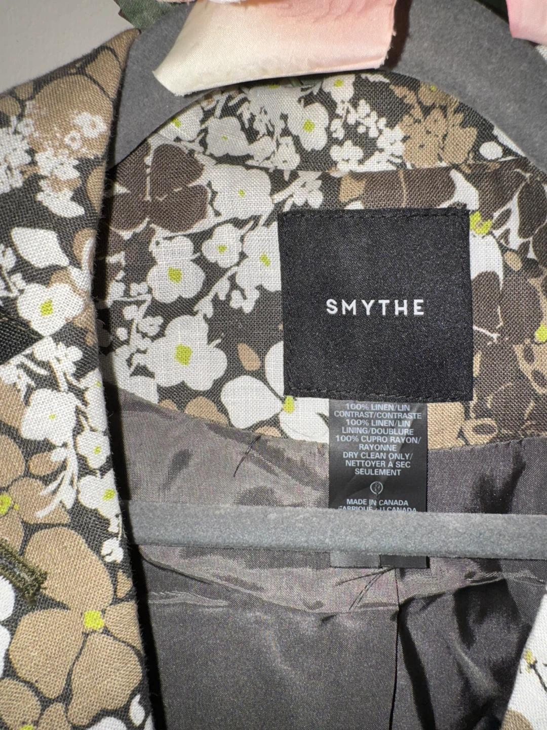 Smythe Floral Print Linen Blazer - photo 2