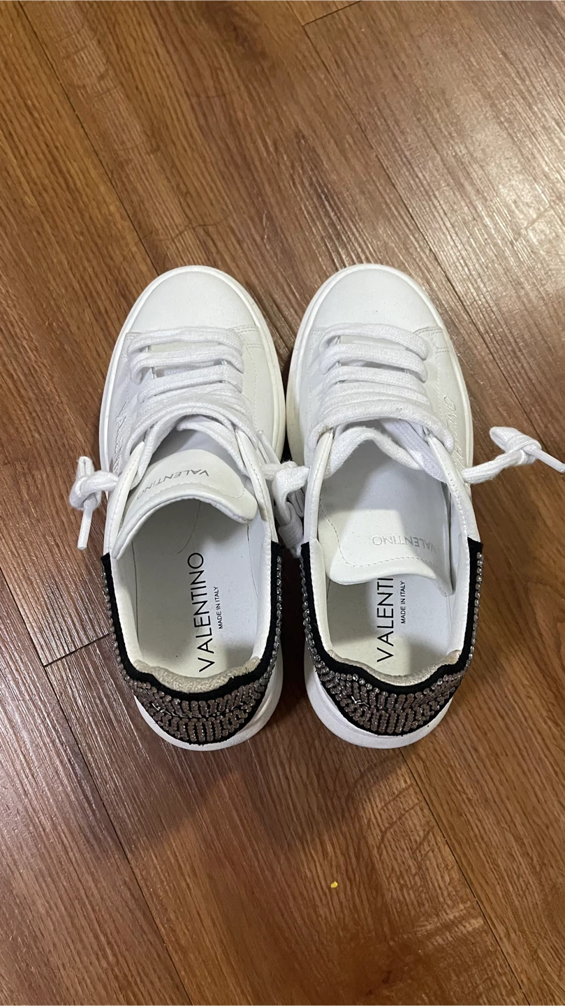 Valentino White Leather Sneakers - photo 4