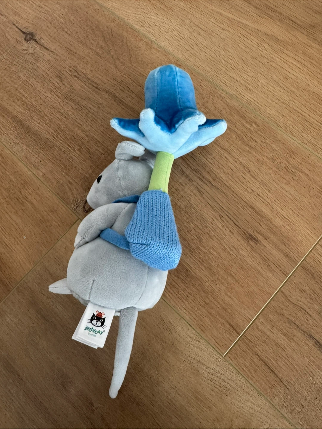 Jellycat Mouse with Blue Flower Plush - photo 2