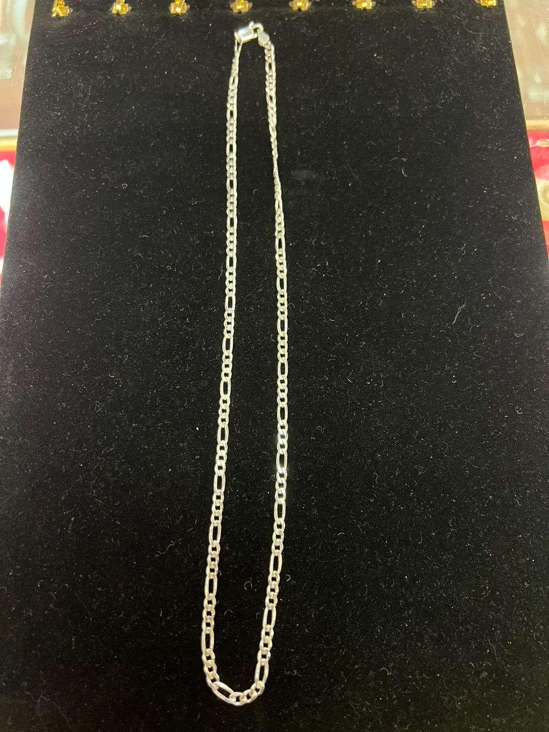 Silver Figaro Chain Necklace