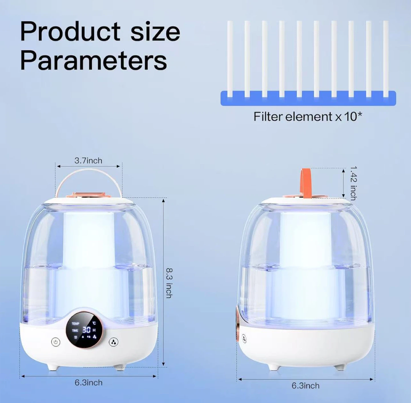 Humidifier with Smart Display - photo 2