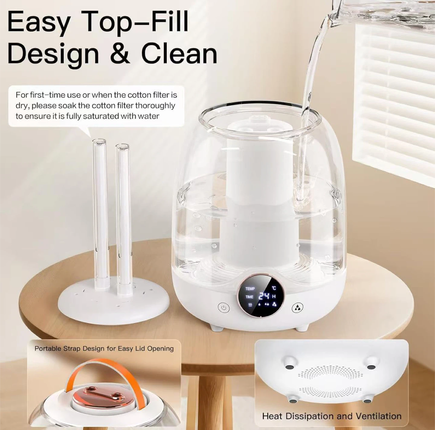 Humidifier with Smart Display - photo 3