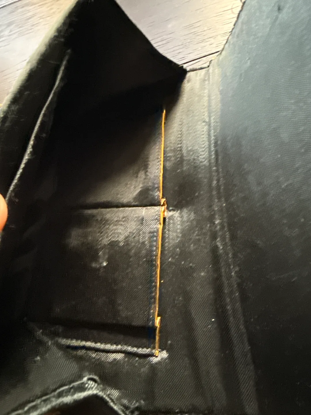 Vintage Embroidered 1950s Rare Black Velvet Clutch Purse image indicator(4)