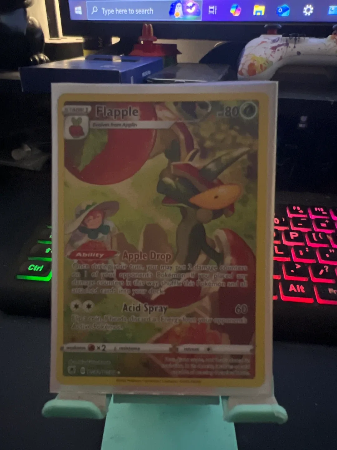 Flapple Pokemon Card thumbnail