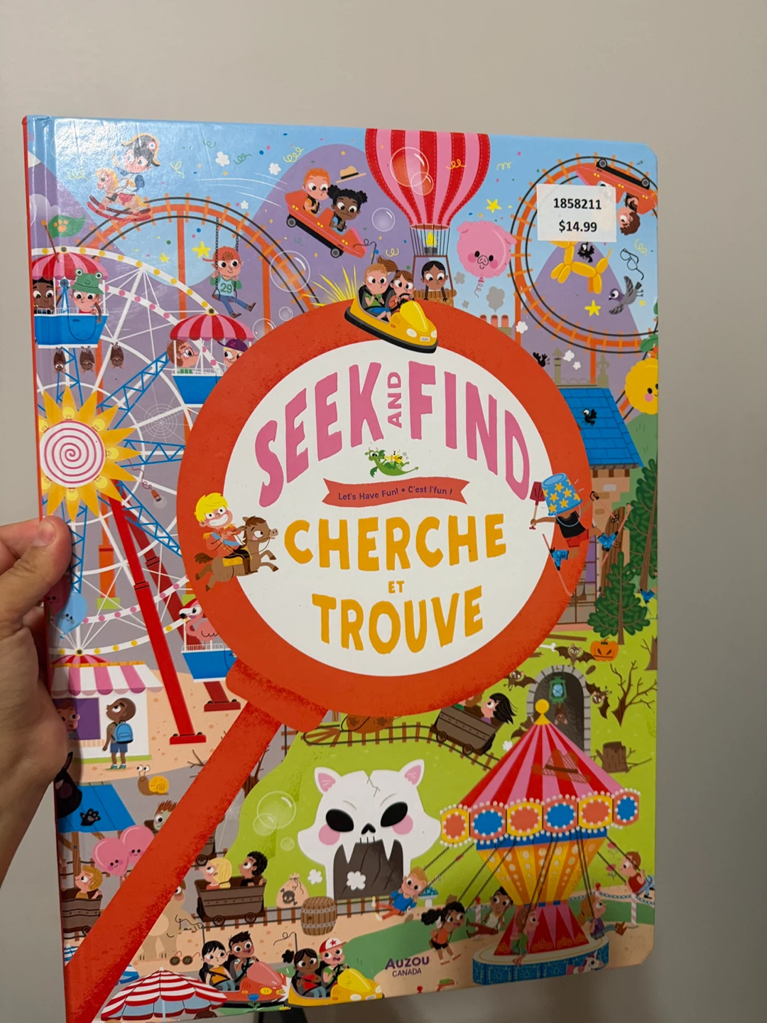 Giant seek and find book