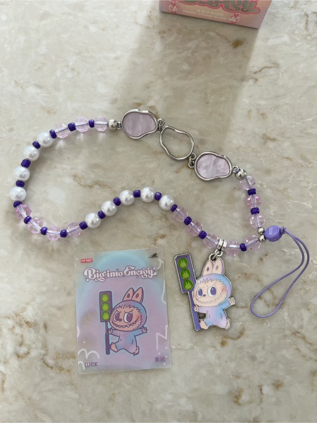Pop Mart Big into Energy Series Phone Charm - LUCK