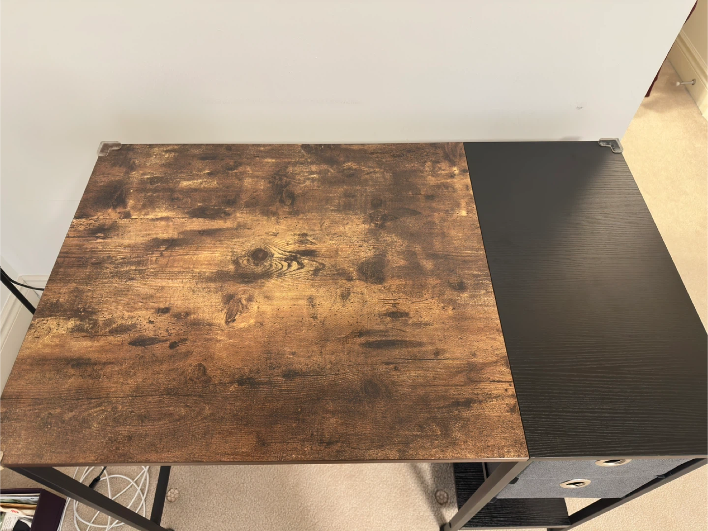 Two-Tone Desk with Drawers - photo 5