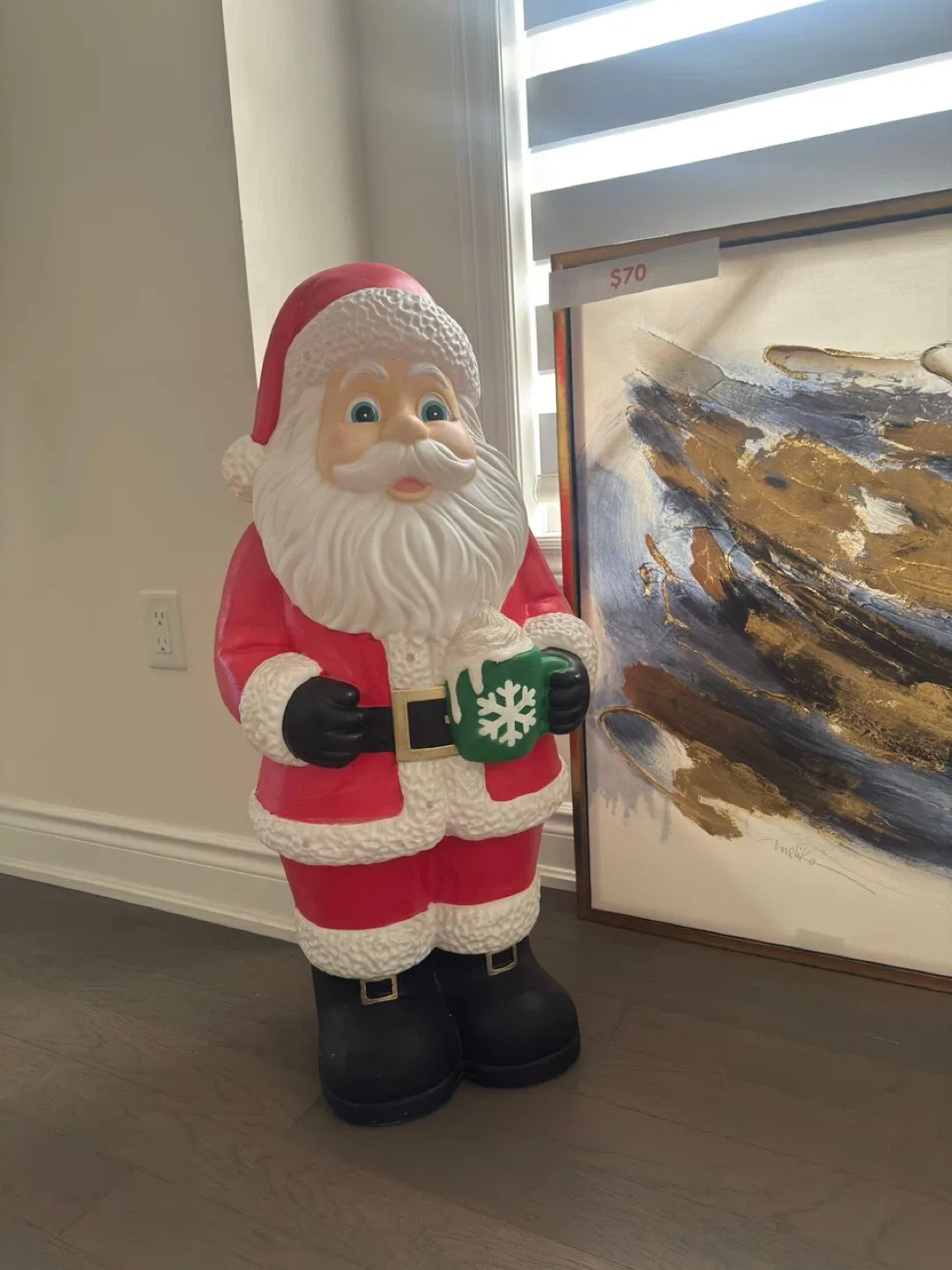 Santa Claus Blow Mold Decoration thumbnail