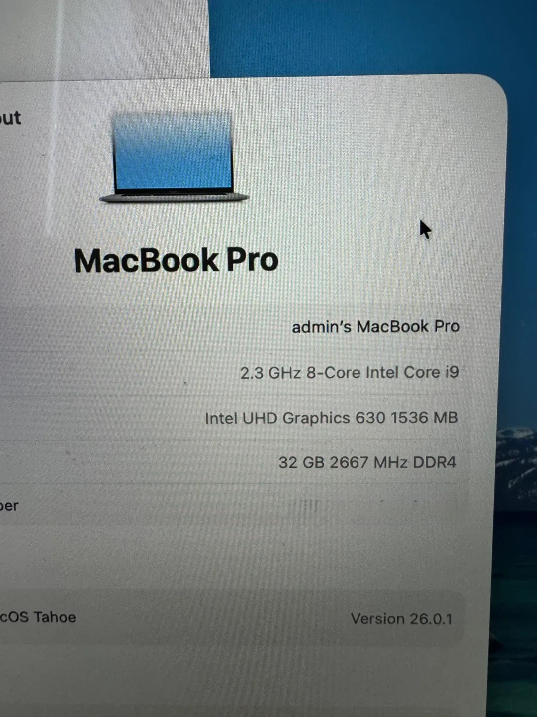 MacBook Pro 16-inch (2019) — i9 2.3 GHz · 32 GB RAM · 1 TB SSD image indicator(3)