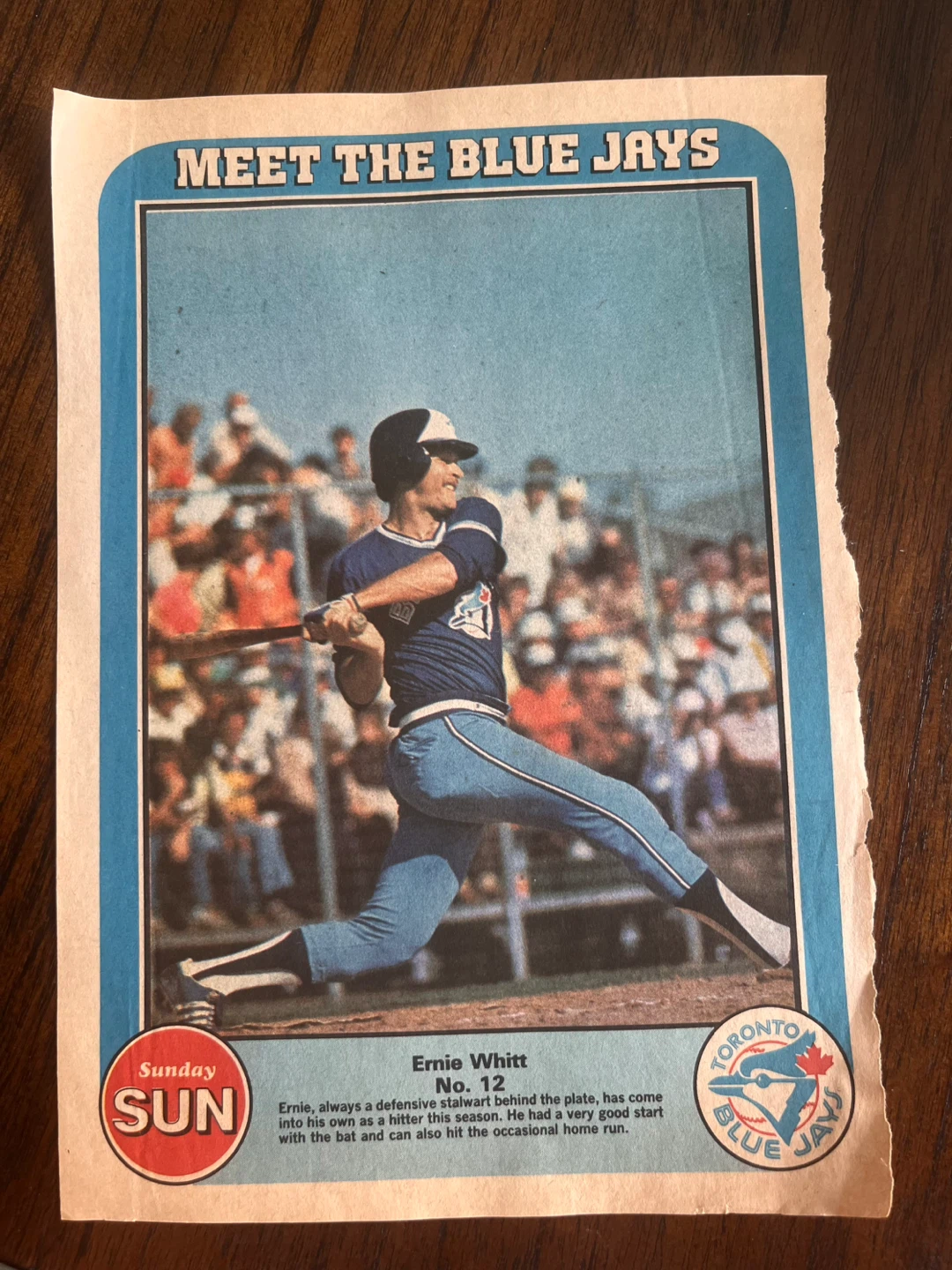 Vintage 1982 Blue Jays Sunday Sun Inserts (Set of 9) 🔥 - photo 3
