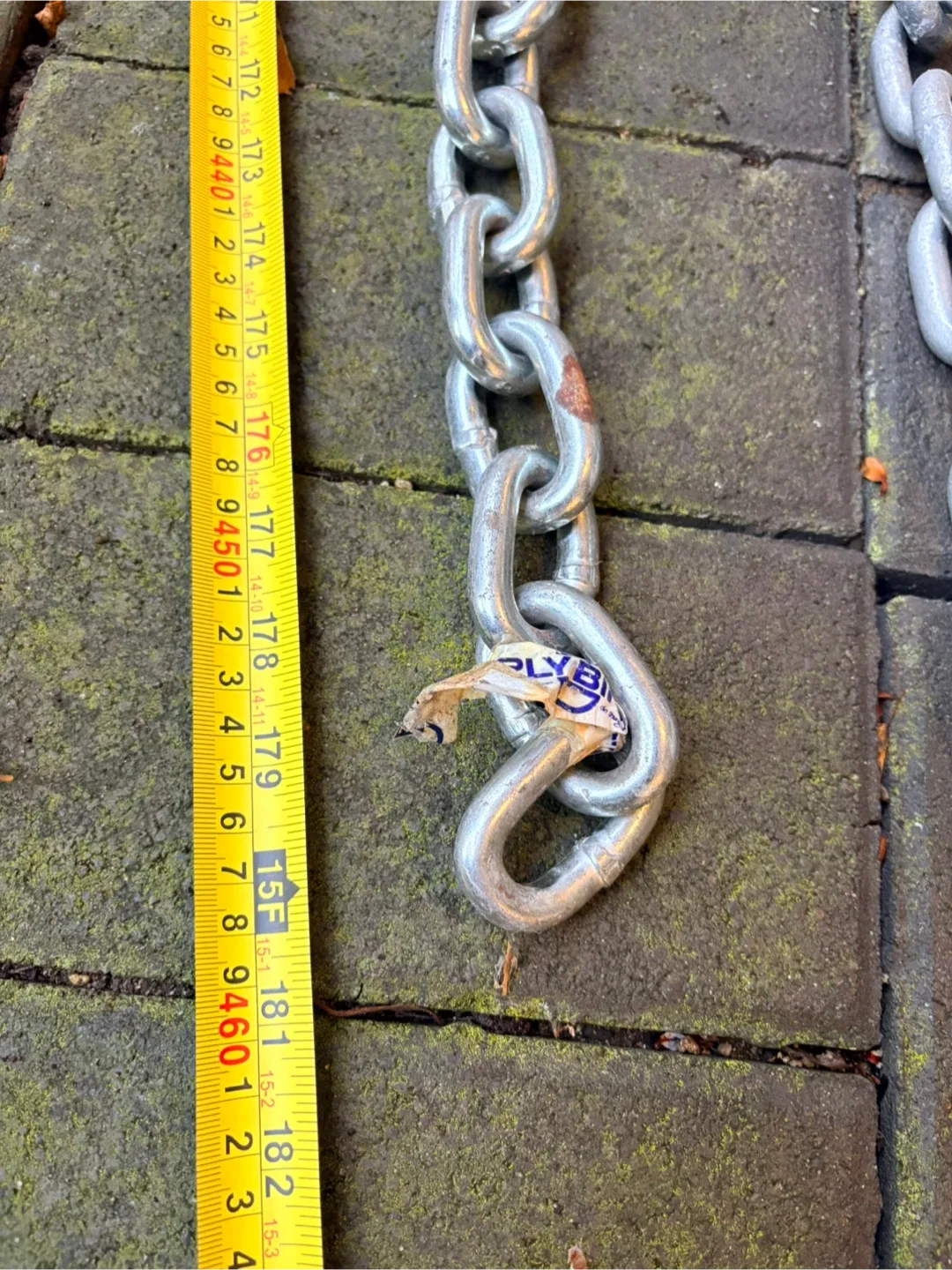 Campbell 3/8" Grade 30 Proof Coil Chain - Galvanized image indicator(2)