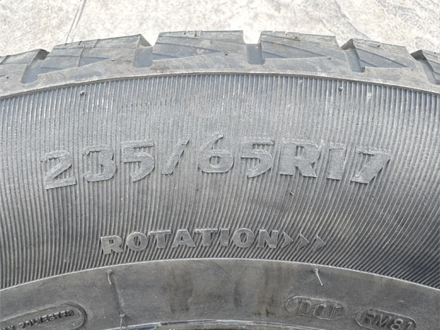Winter Tires 235/65R17 Set of 4 Motomaster tires - photo 4