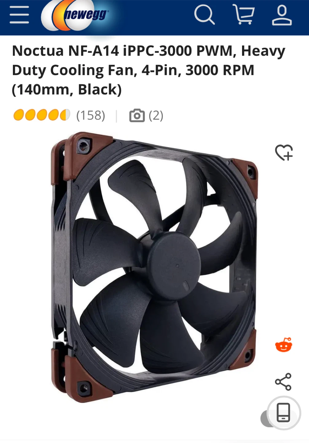 Noctua NF-A14 iPPc-3000 PWM Cooling Fan