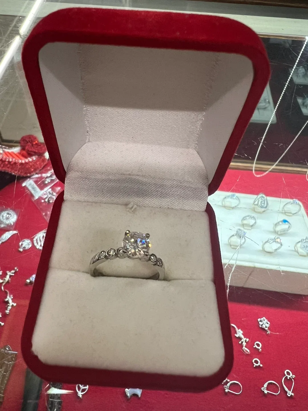 Silver Ring with Cubic Zirconia