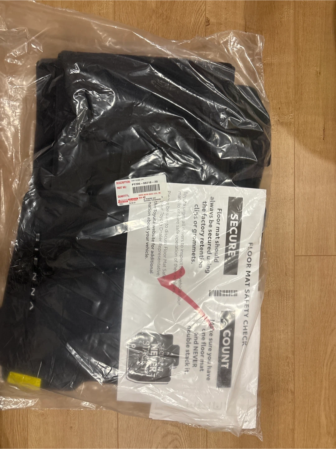 Toyota Sienna Floor Mats - NEW in Package!