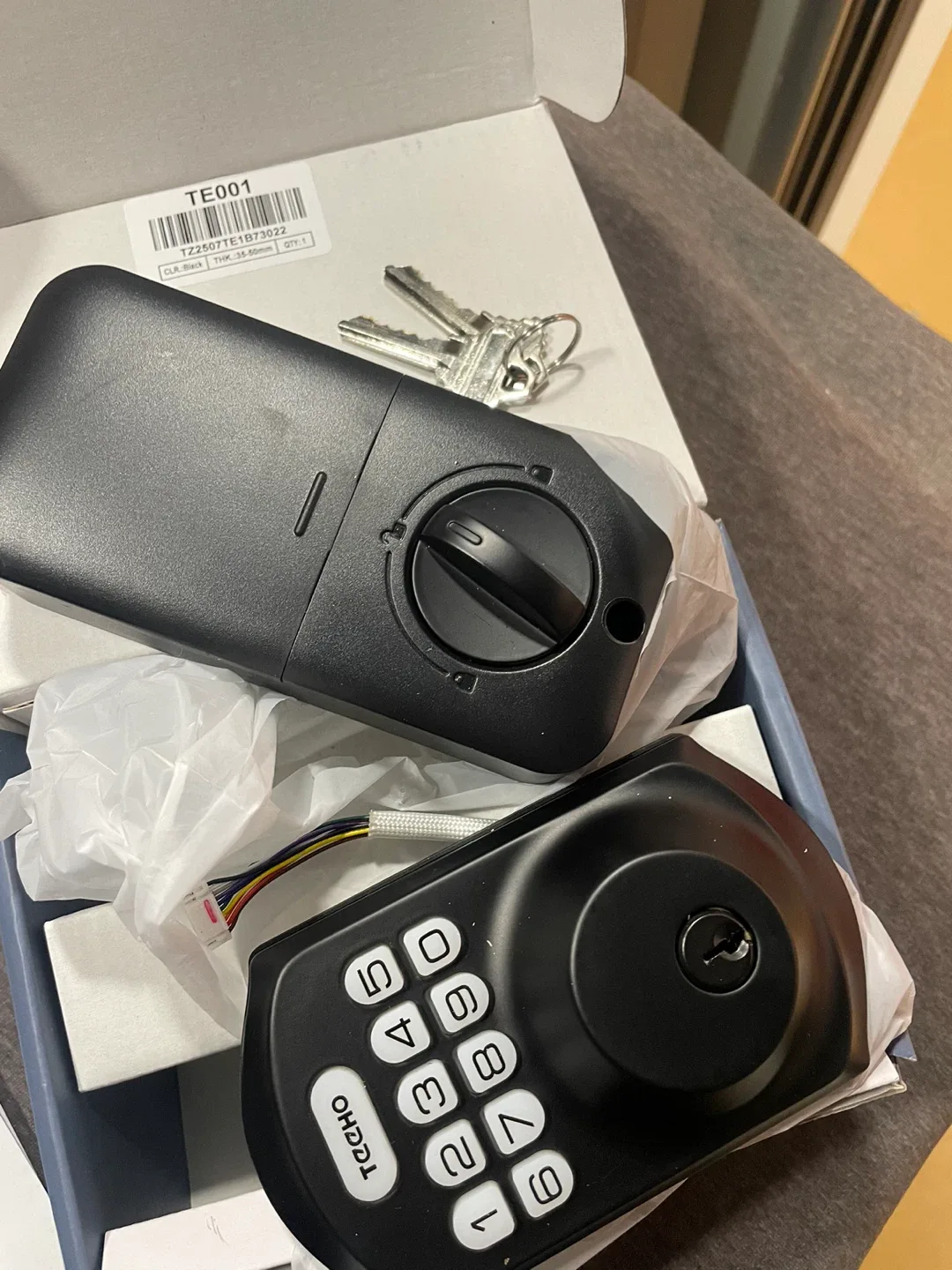 TECHO TE001 Keypad Digital Deadbolt - New in Box! thumbnail