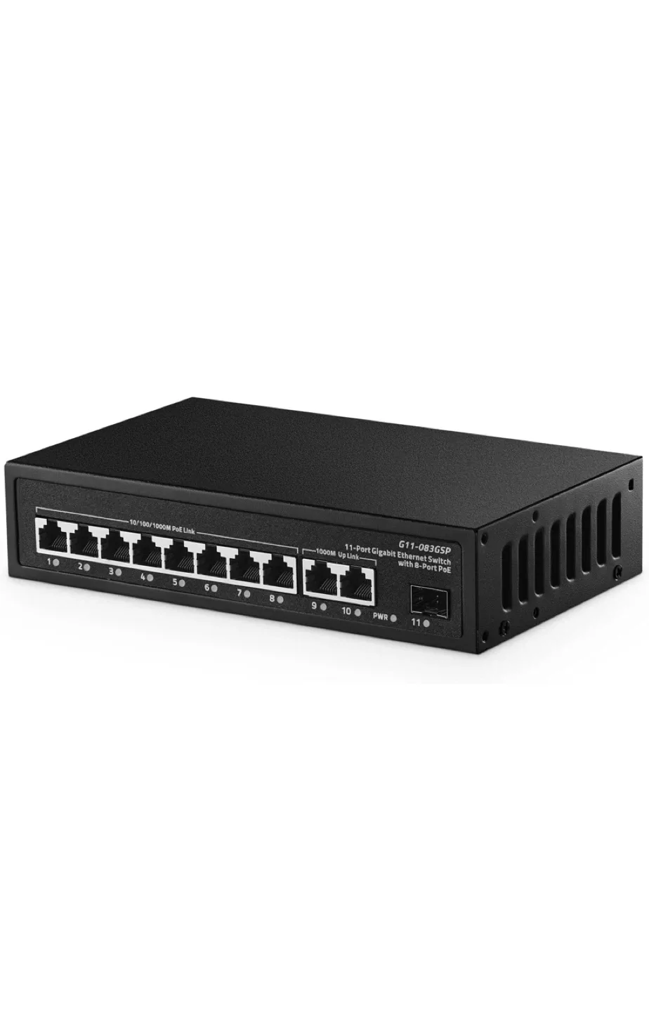 GTT-0626SP 11-Port Gigabit Unmanaged PoE Switch - New!