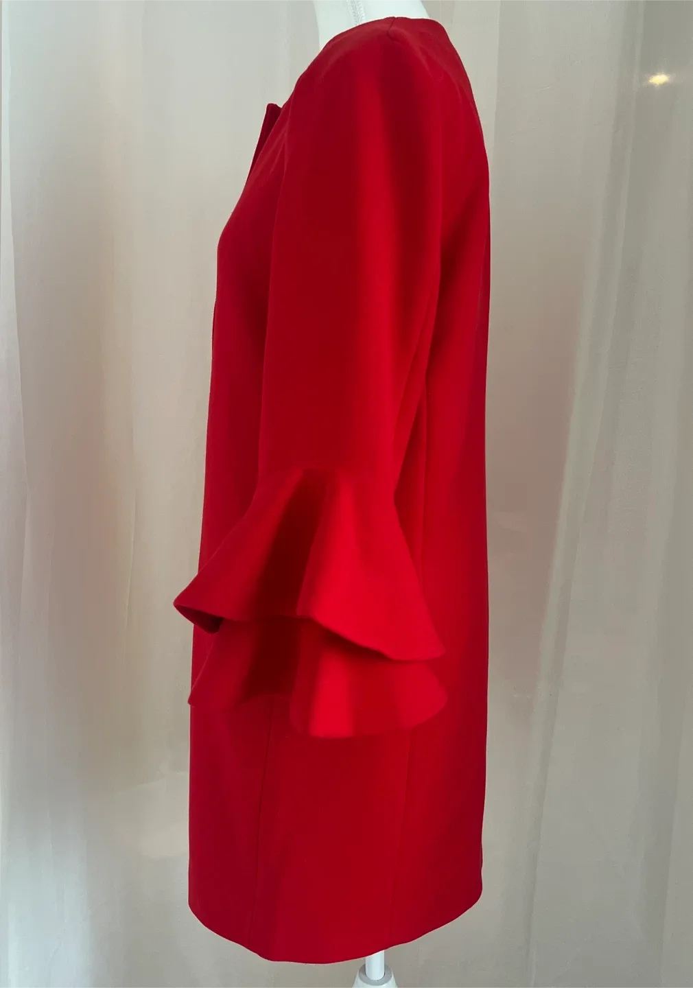 Zara Woman Red Coat - Size M image indicator(7)