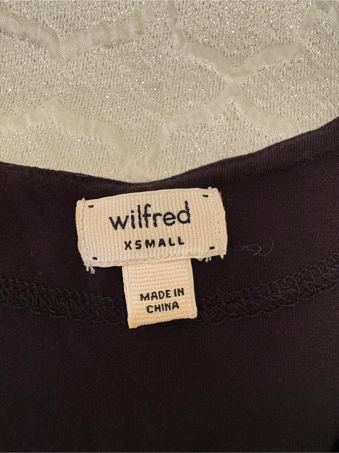 Wilfred Black Dress - Size XS - photo 3
