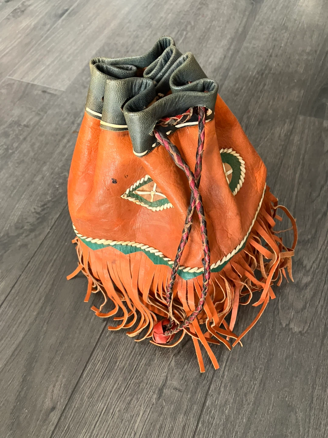 African leather bag 1970s - photo 2