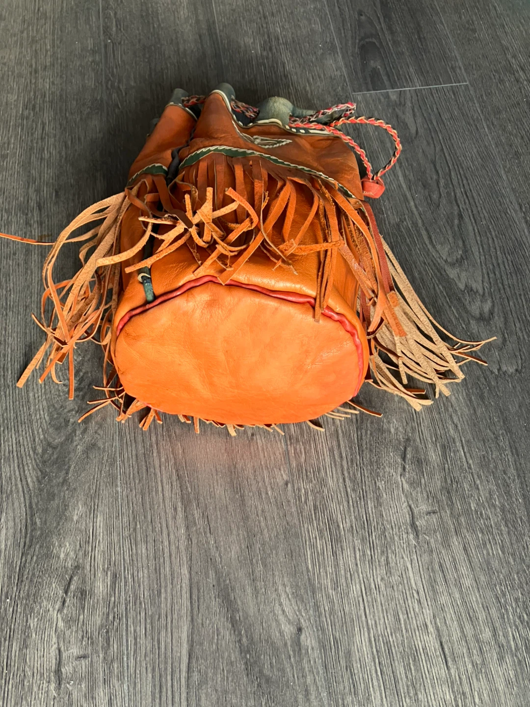 African leather bag 1970s - photo 3