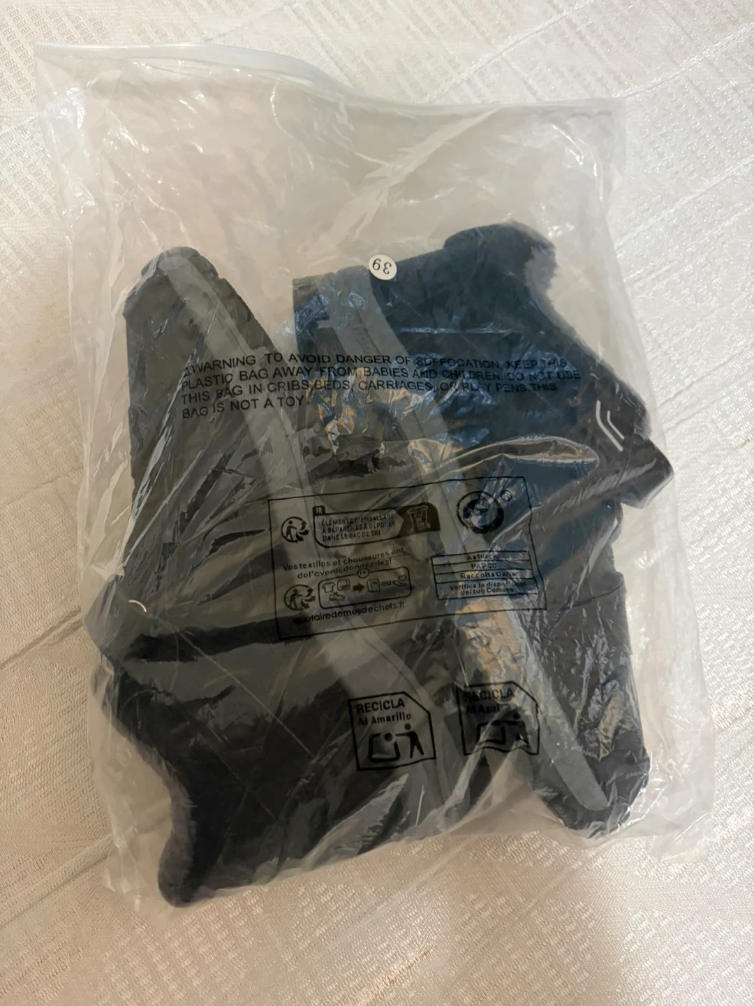 Casacon Black Winter Shoes - Size 39