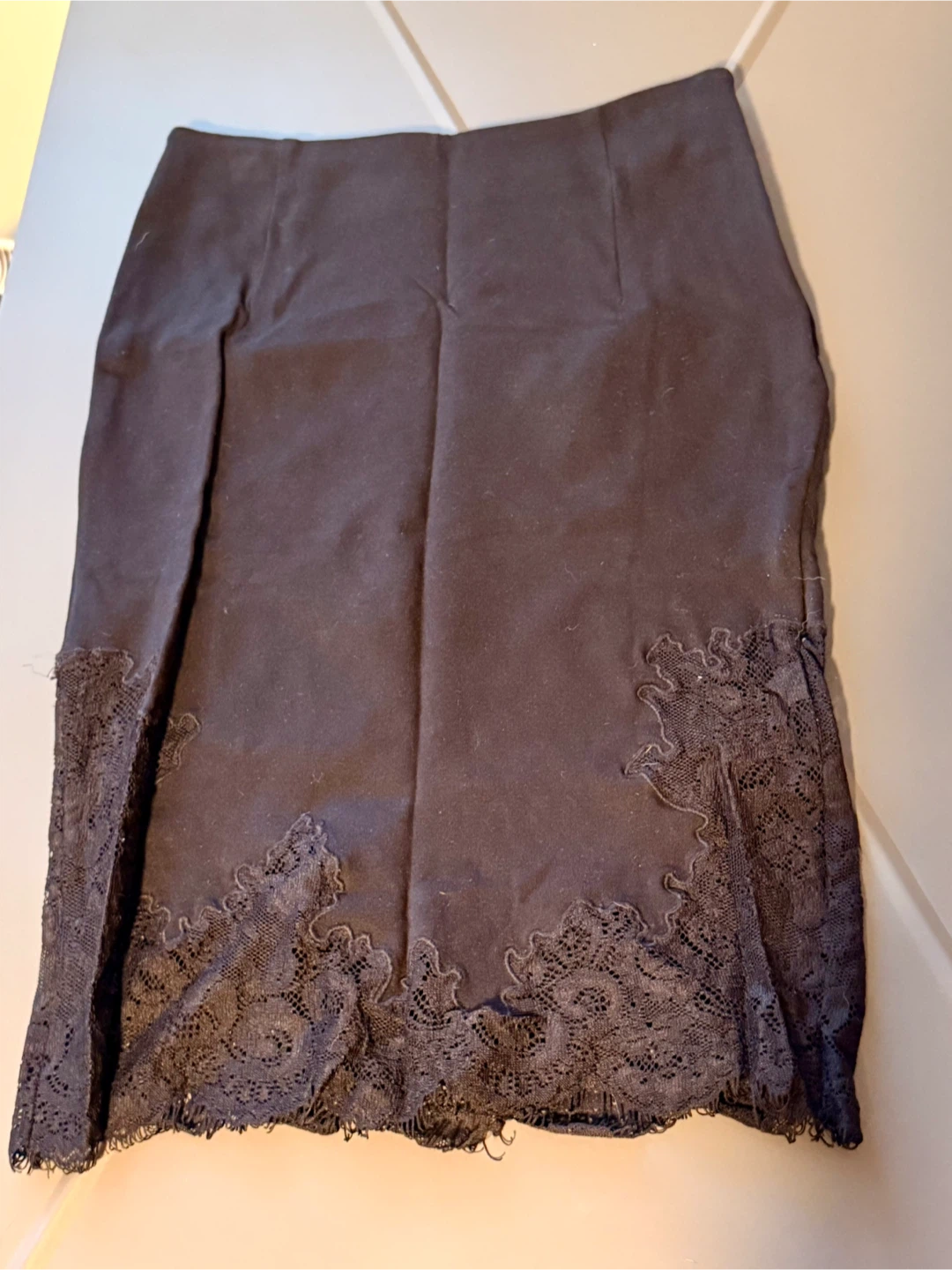 Body by Victoria Black Lace Skirt - Size 0
