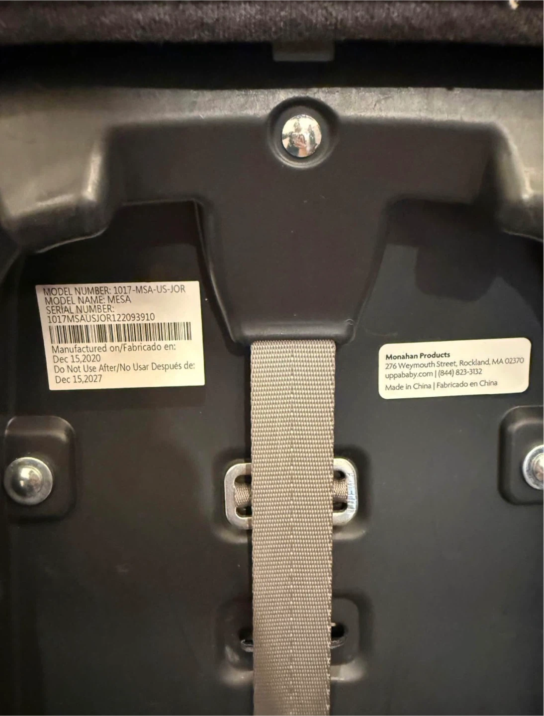 Uppa baby MESA car seat - photo 4