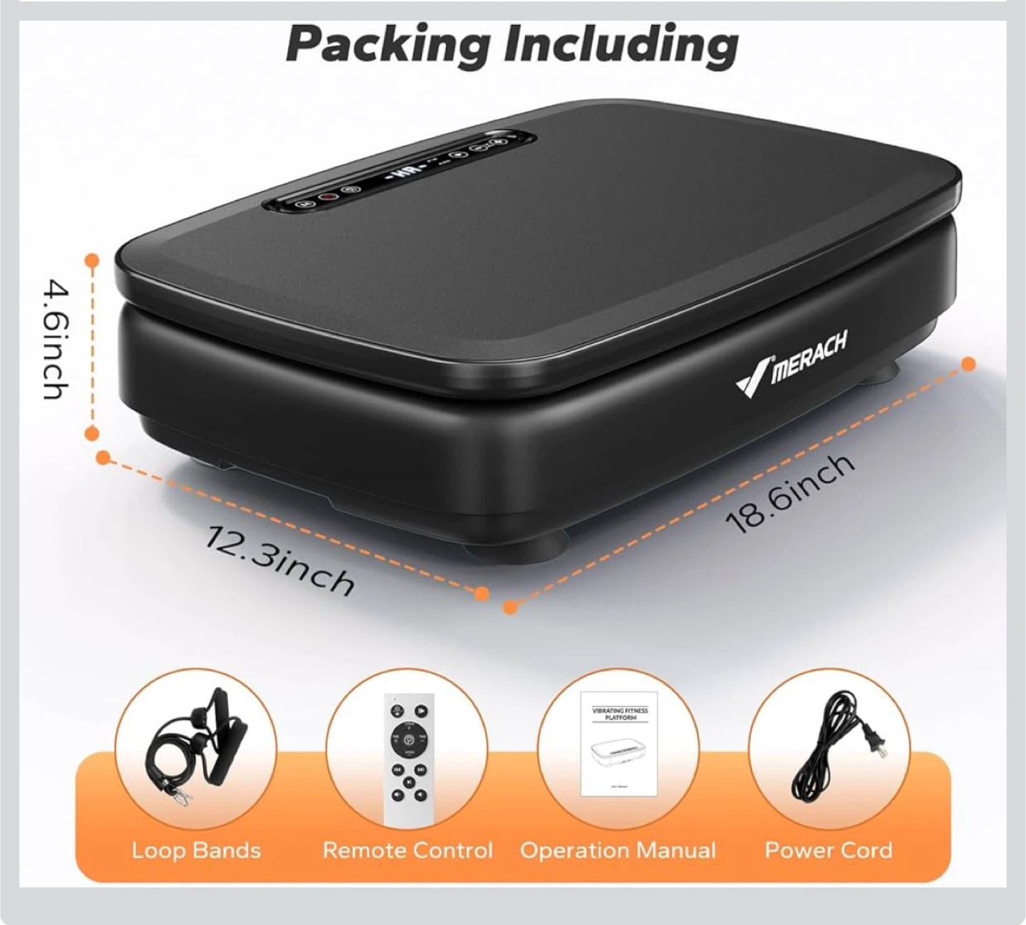 Merach Vibration Plate Fitness Platform - Like New! - photo 3
