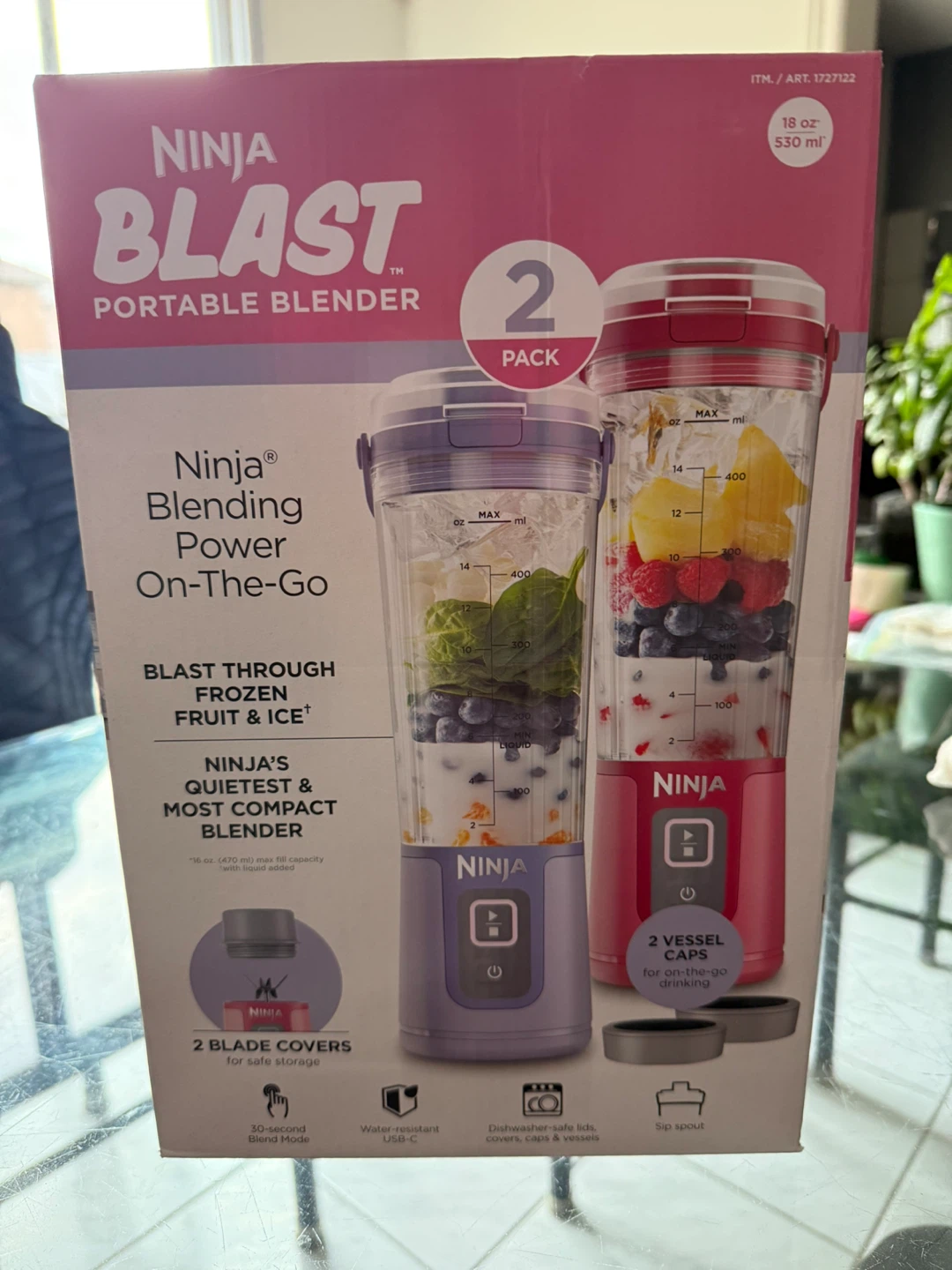 Ninja Blast Portable Blender - 2 Pack