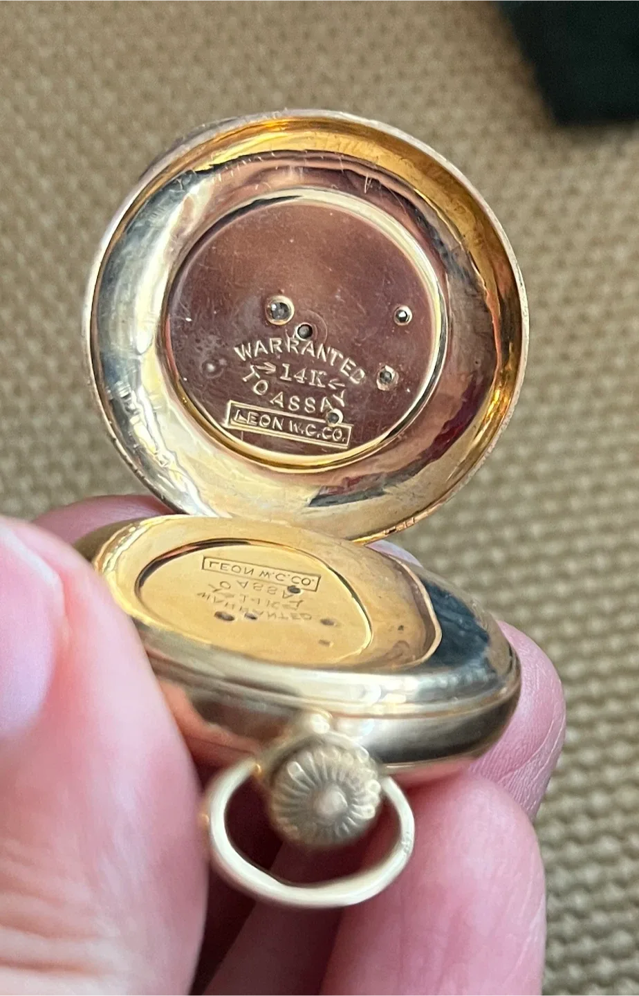 Waltham 14K Gold Pocket Watch image indicator(5)
