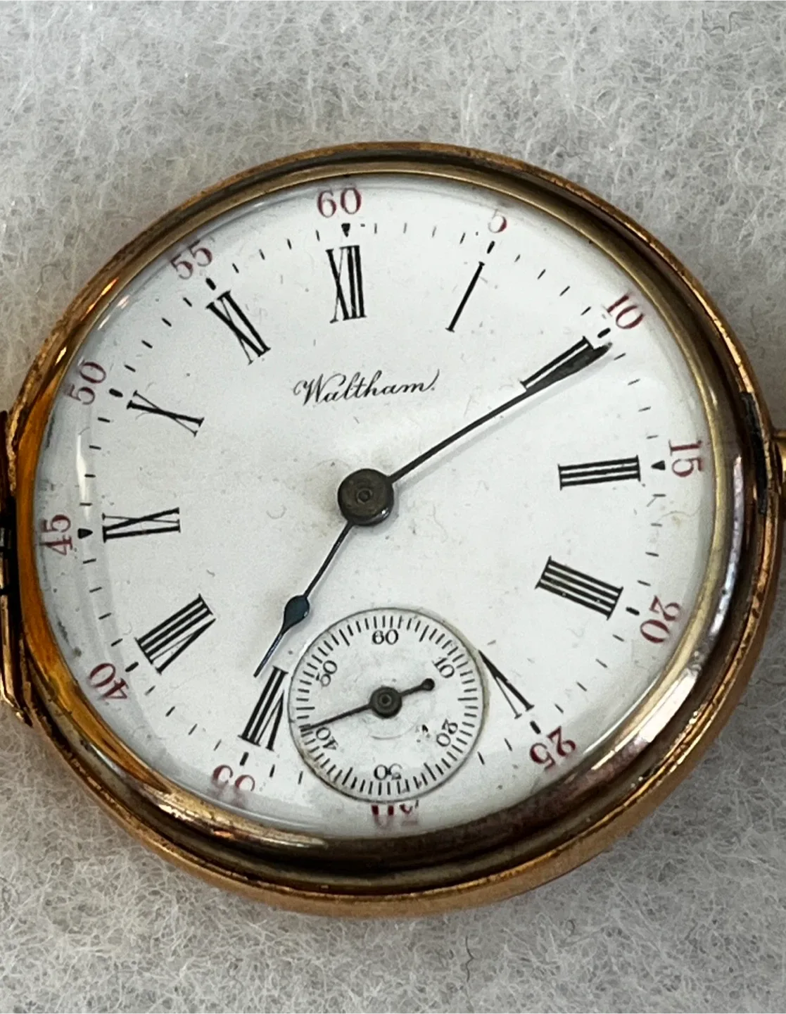 Waltham 14K Gold Pocket Watch image indicator(4)