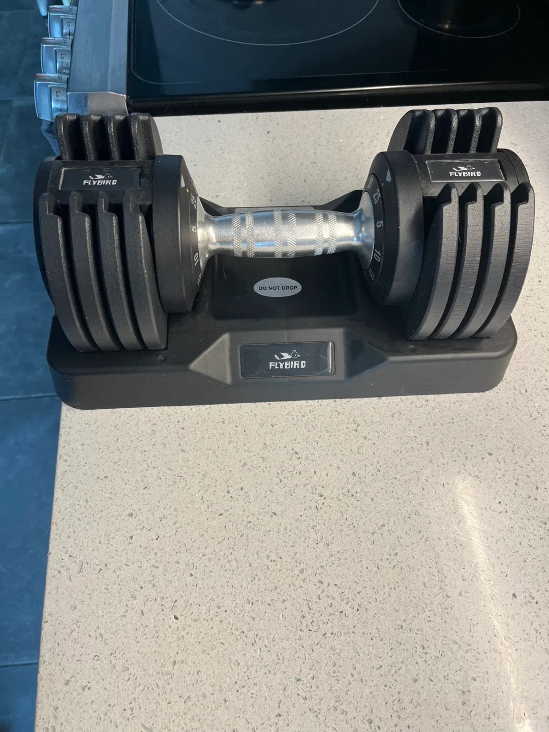 Flybird Adjustable Dumbbell 50 lbs image indicator(2)