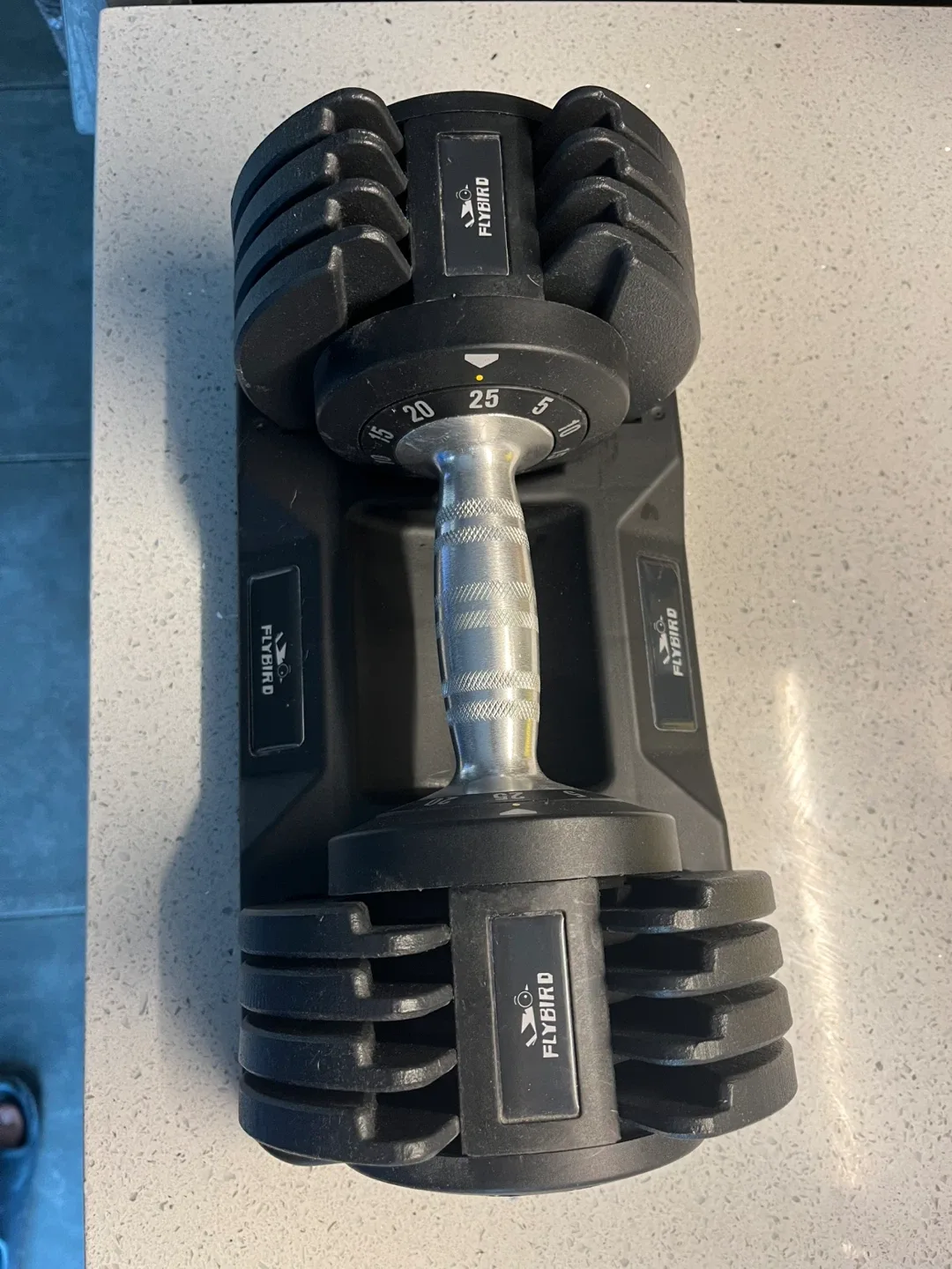 Flybird Adjustable Dumbbell 50 lbs image indicator(6)