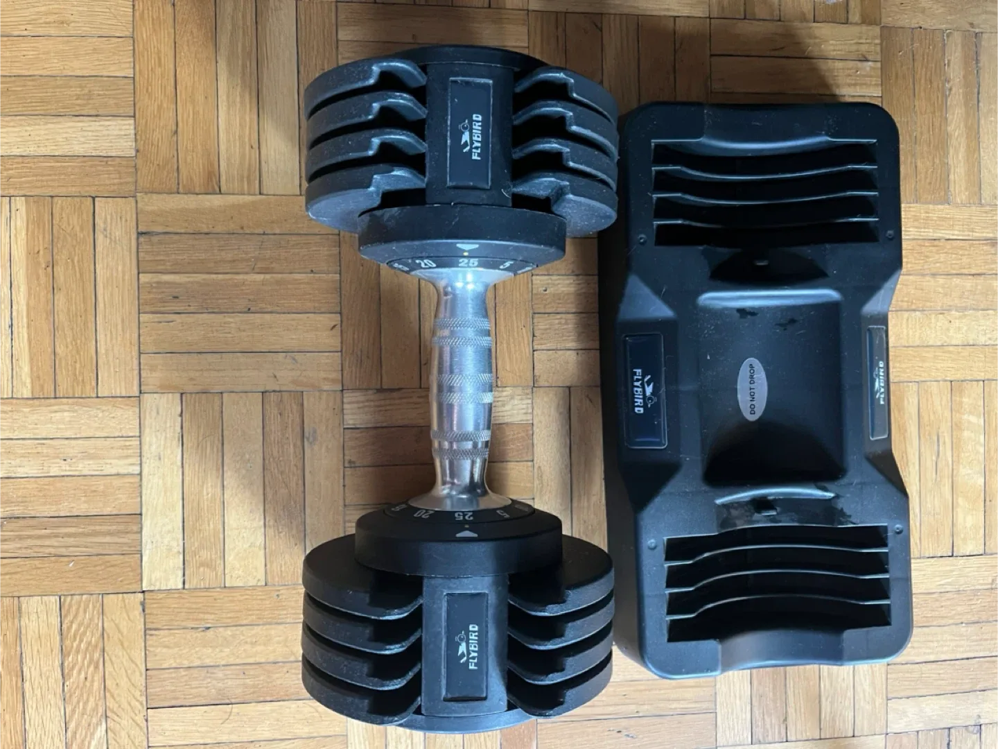 Flybird Adjustable Dumbbell 50 lbs image indicator(8)