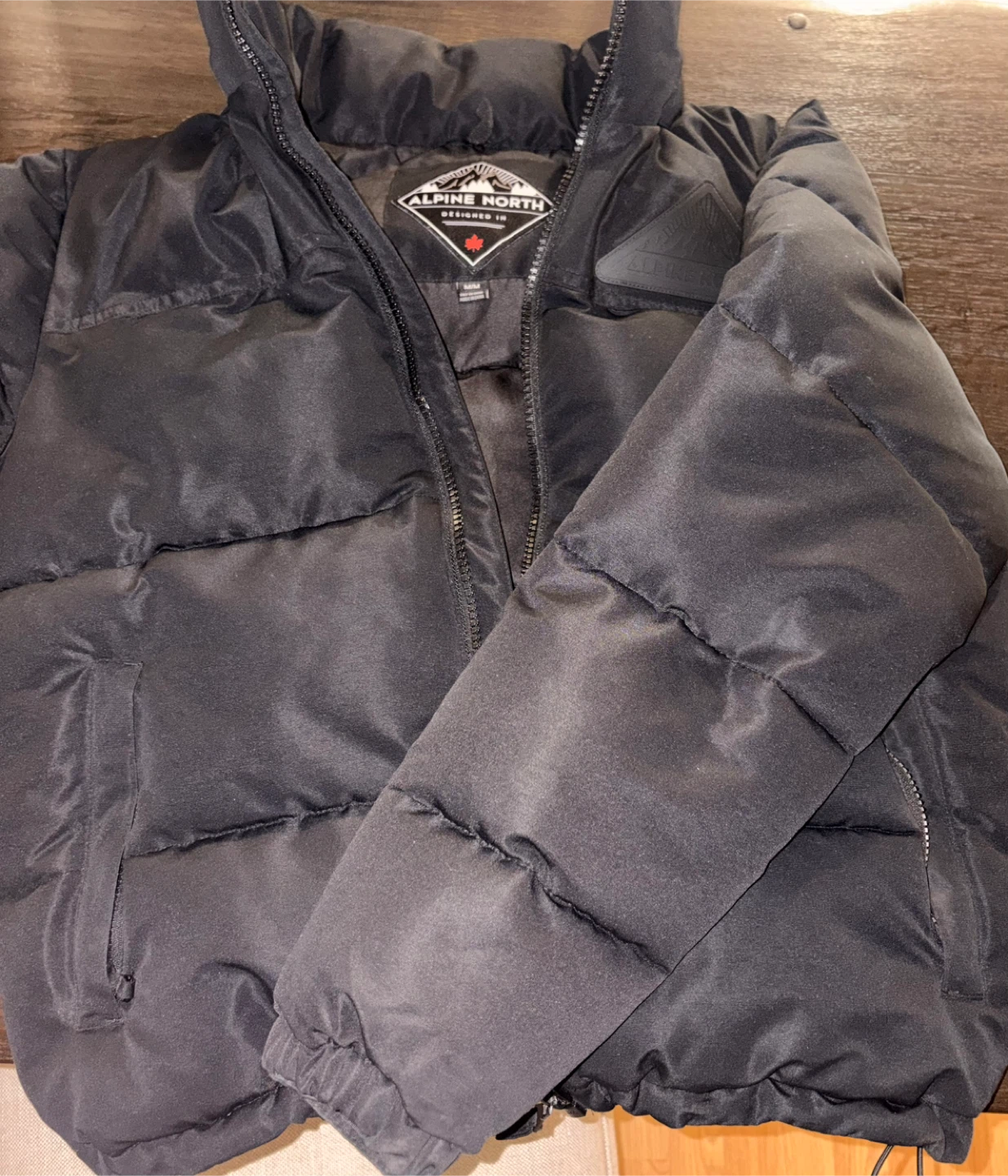 Alpine North Black Puffer Jacket - photo 3