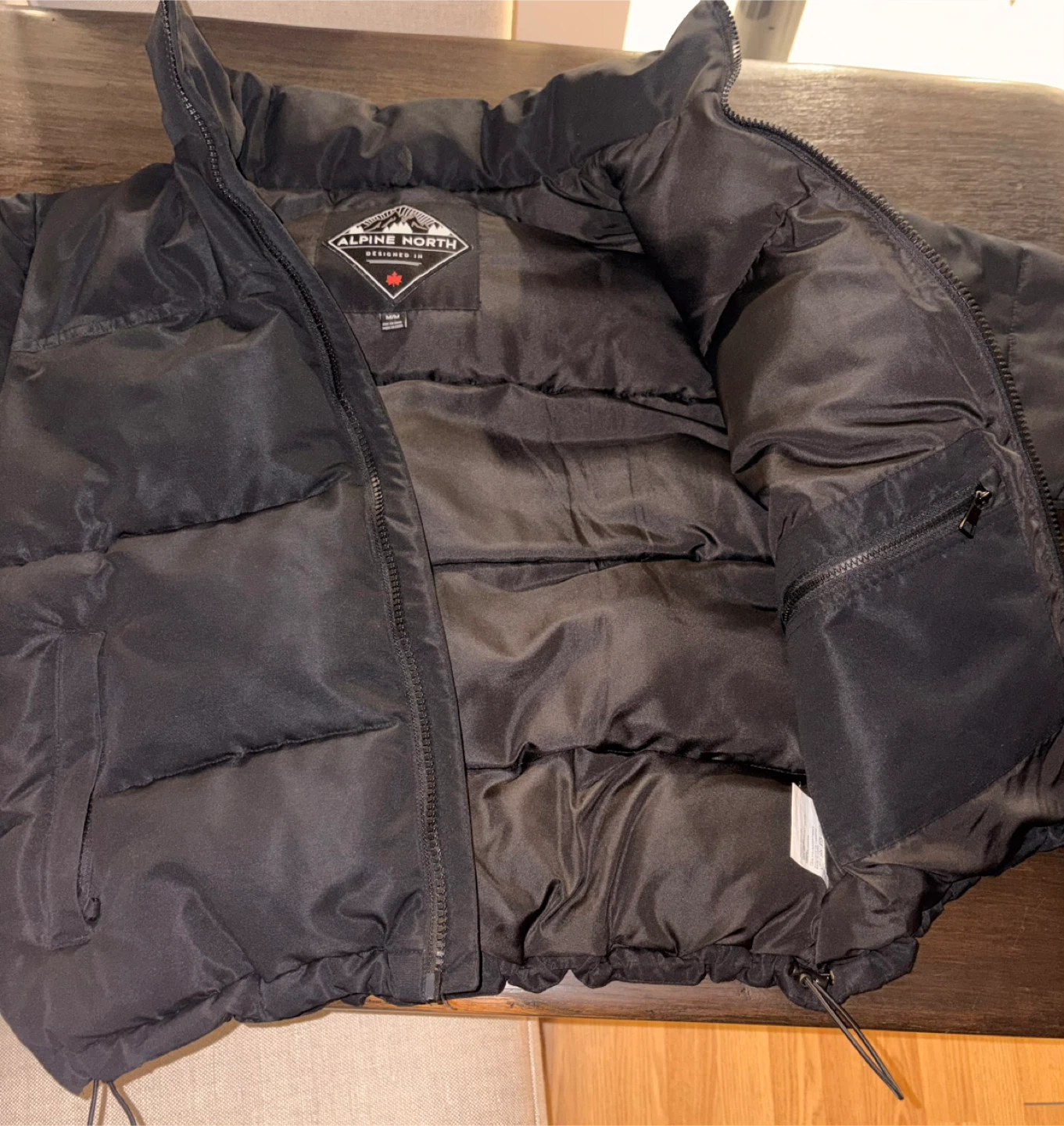 Alpine North Black Puffer Jacket - photo 2