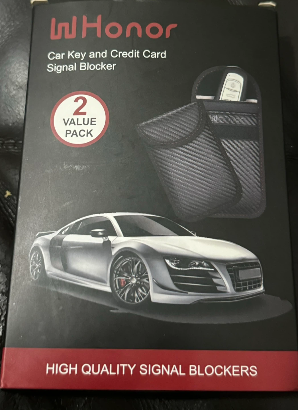 New WHonor Car Key Signal Blocker Pouch (2-Pack) - photo 2