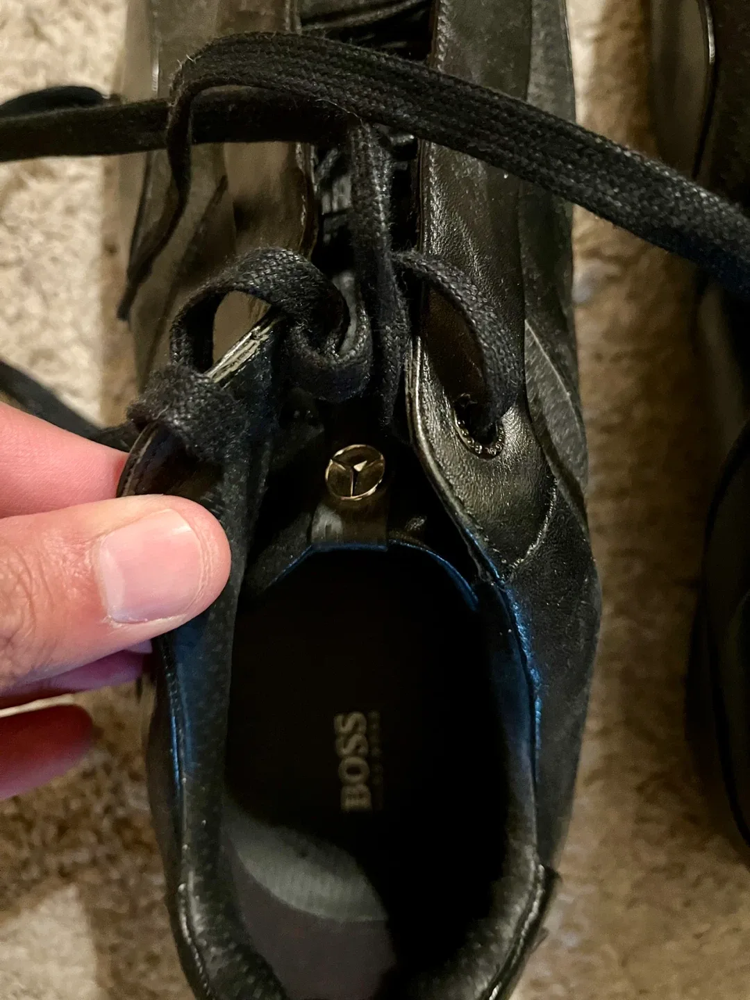 Hugo Boss Mercedes Benz Black Leather Shoes image indicator(2)