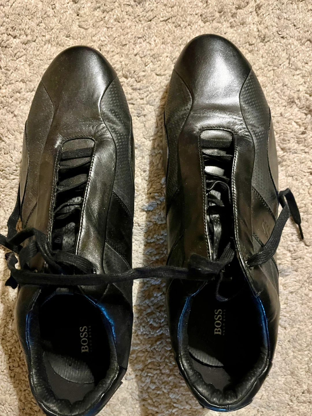 Hugo Boss Mercedes Benz Black Leather Shoes
