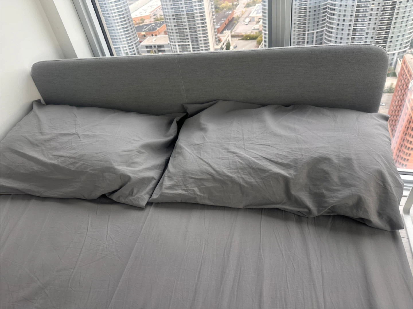 Ikea Slattum Full  Bed Frame with Mattress