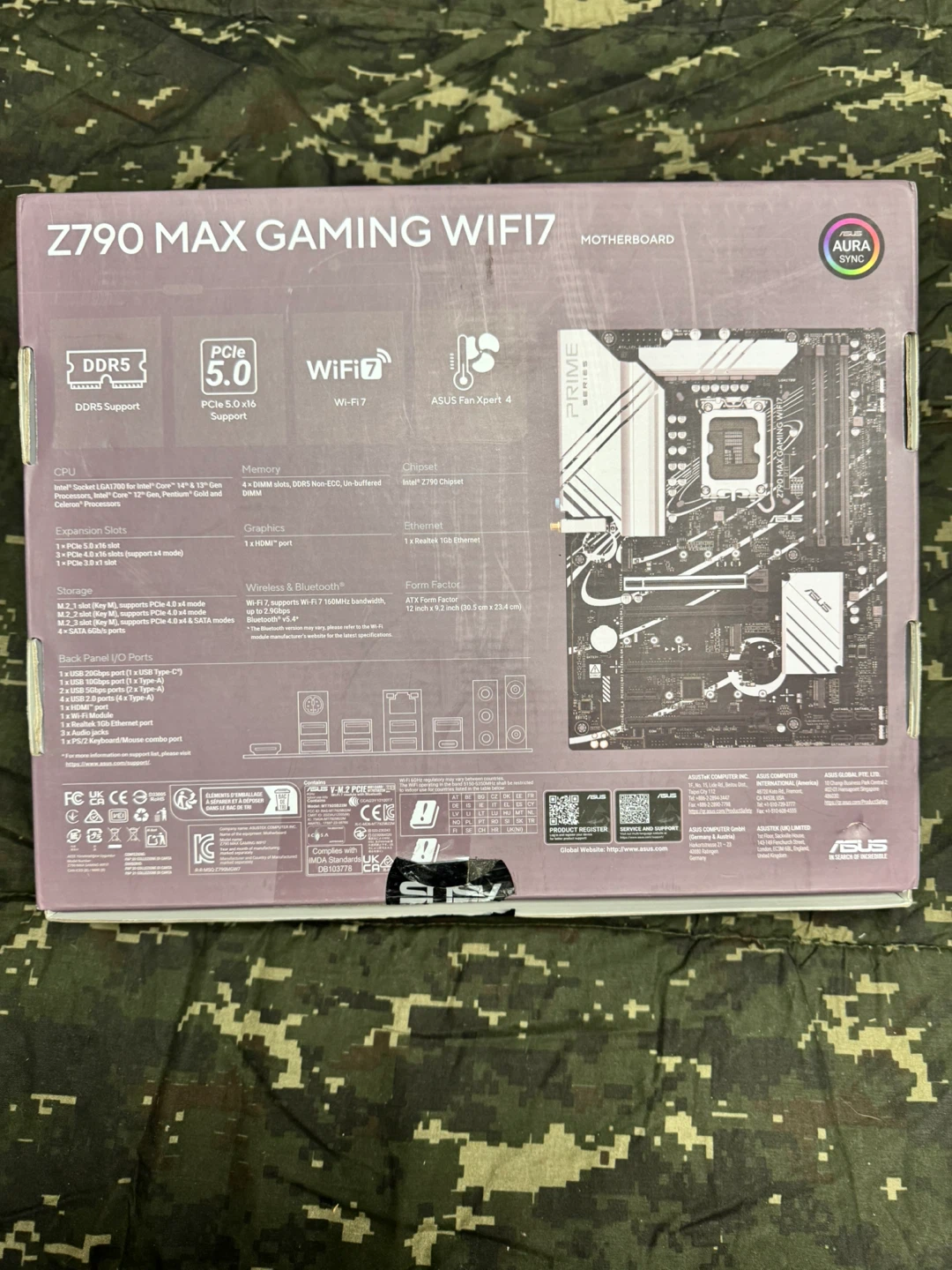 ASUS Z790 MAX GAMING WIFI7 Motherboard - photo 2