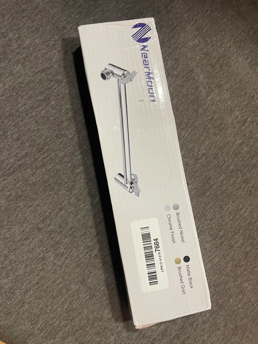 NearMoon Shower Arm Extension - Chrome Finish image indicator(2)