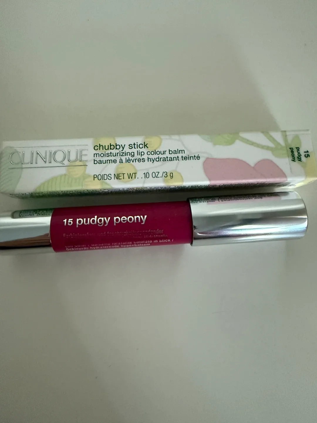 Clinique Chubby Stick Moisturizing Lip Balm - Pudgy Peony image indicator(3)
