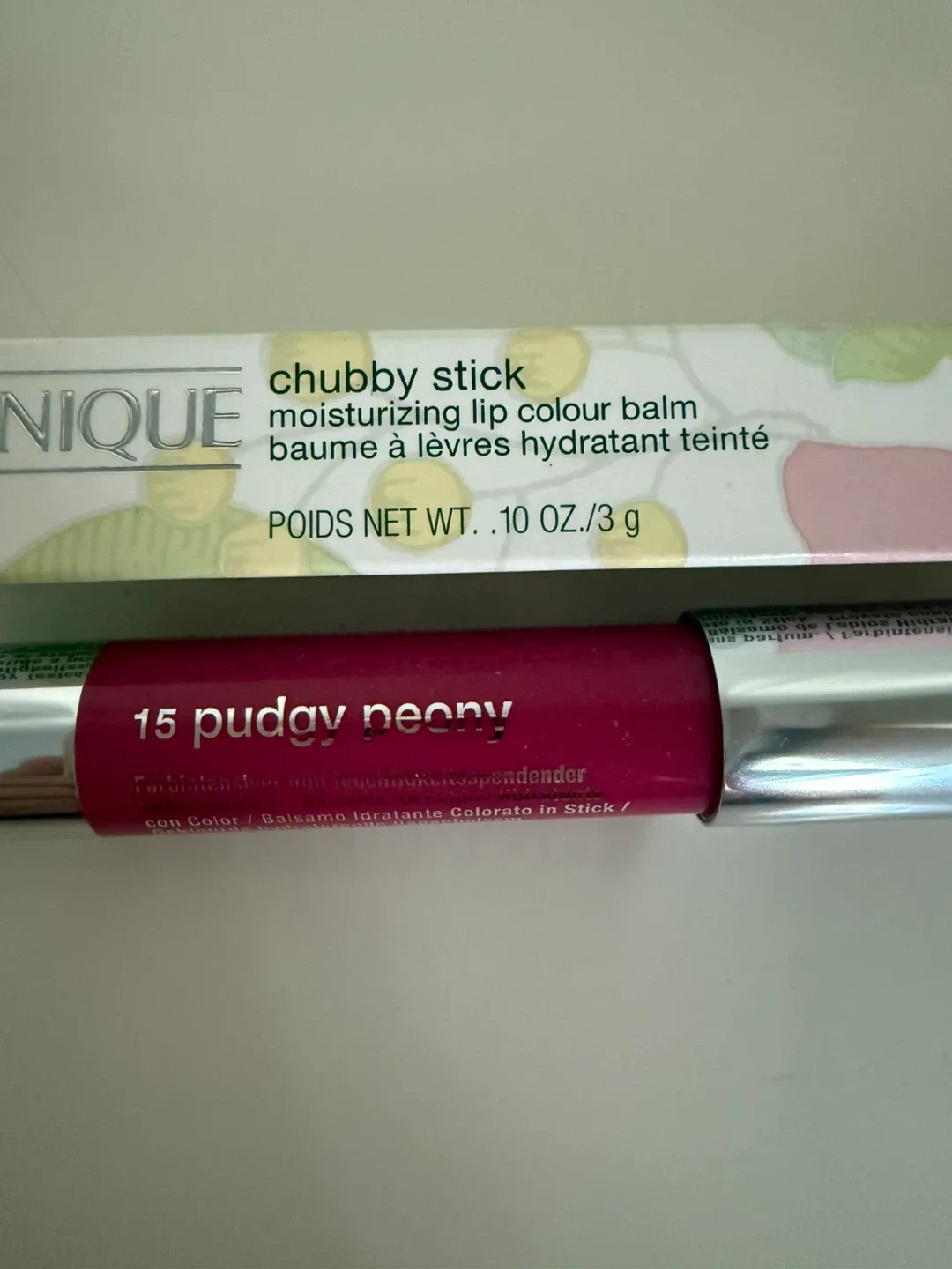 Clinique Chubby Stick Moisturizing Lip Balm - Pudgy Peony image indicator(2)